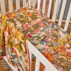 Kip&Co x Fairyland Fairy Garden Organic Cotton Baby Fitted Sheet