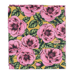 Kip & Co Golden Peony Organic Cotton Flat Sheet