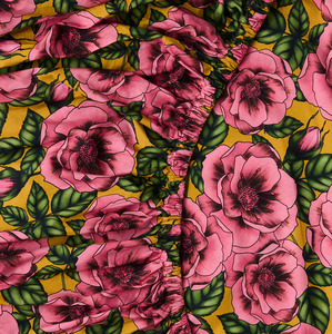 Kip & Co Golden Peony Organic Cotton Fitted Sheet