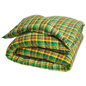 Duvet: Sage & Clare Stela Cotton Quilt Cover - Spring Green