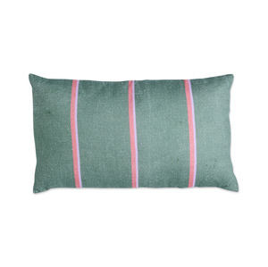 Bedroom Cushions: Kip & Co Wakame Crush Stripe Upholstery Rectangle Lounge Cushion