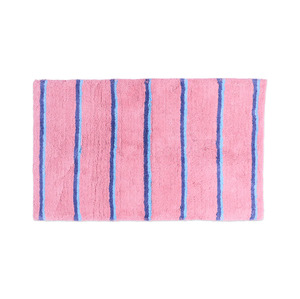 Towels Face Cloths And Bath Mats: Kip & Co Blushing Stripe Bath Mat