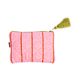 Kip & Co Wategos Soiree Stripe Velvet Cosmetics Purse