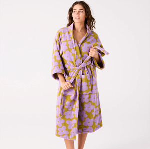 Kip & Co Big Flower Terry Bath Robe