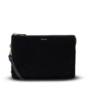 Saben Tilly's Big Sis Crossbody Black Suede