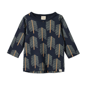 Nature Baby Long Sleeve River Tee - Bramblewood Print