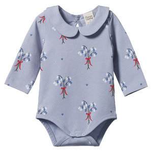 Childrens Clothing: Nature Baby Agnes Bodysuit Bluebelle Print