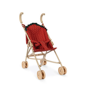 Childrens Books And Toys: Konges Sløjd Doll Stroller Fraise Dot