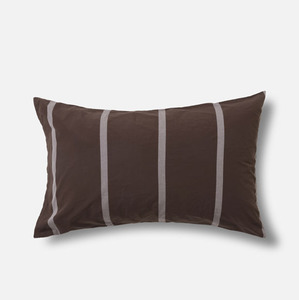 Sheets And Pillowcases: Citta Duo Pillowcase Set - Rye/Pansy