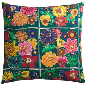 Sheets And Pillowcases: Sage & Clare Ines Cotton Euro Pillowcase Set - Verdant