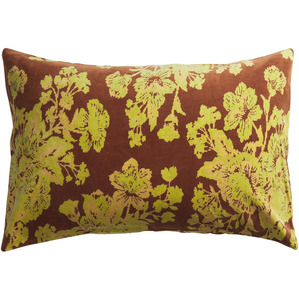 Sheets And Pillowcases: Sage & Clare Hazel Velvet Pillowcase - Russet
