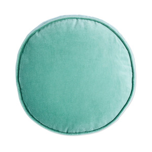 Bedroom Cushions: Kip & Co Pistachio Velvet Pea Cushion