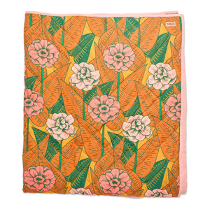 Bedspread: Kip & Co In Bloom Linen Quilted Bedspread