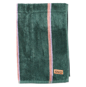 Towels Face Cloths And Bath Mats: Kip & Co Wakame Crush Stripe Bamboo Terry Towel Range