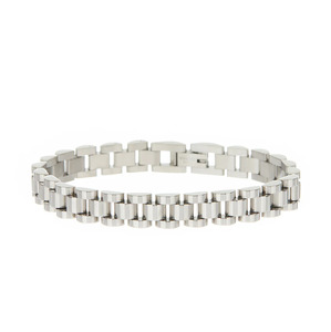 Womens Jewellery: Luv Aj Timepiece Bracelet- Silver