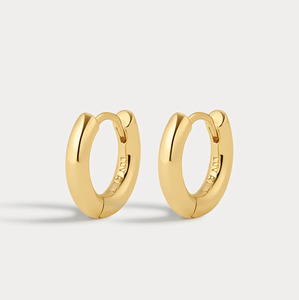 Womens Jewellery: Luv Aj Amalfi Huggies - Gold