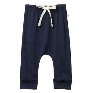 Nature Baby Essential Merino Drawstring Pants - Navy