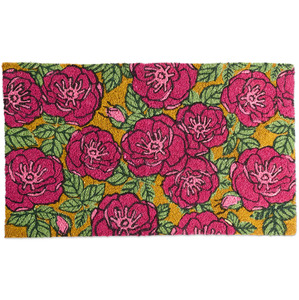 Rugs And Door Mats: Kip & Co Golden Peony Coir Door Mat