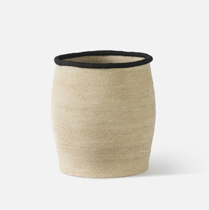 Citta Arena Laundry Basket - Natural/Blue Black