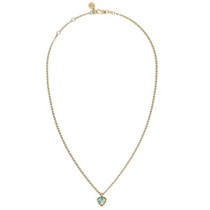 Stolen Girlfriends Club Mini Love Claw Necklace - Opal - Gold