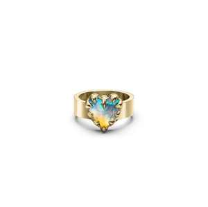 Stolen Girlfriends Club Love Claw Ring - Opal - Gold