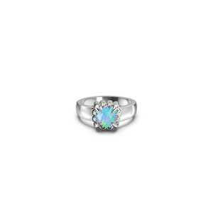 Stolen Girlfriends Club Baby Claw Ring - Opal