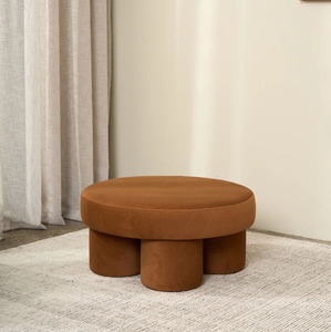 Lume Ottoman - Walnut