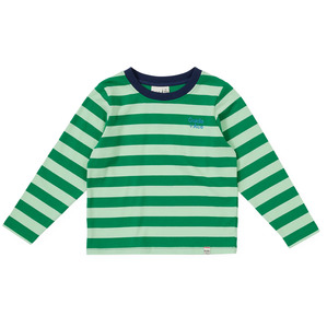 Goldie Ace: Goldie & Ace Essential Stripe Long Sleeve Top Green