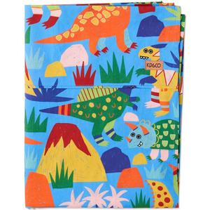 Kip & Co Dinosaur Roar Organic Cotton Flat Sheet