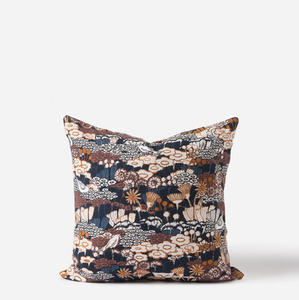 Bedroom Cushions: Citta Bloomsbury Cushion Cover Midnight/Multi