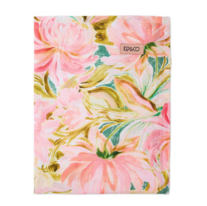 Kitchen Linens: Kip & Co Warm Floral Breeze Tablecloth