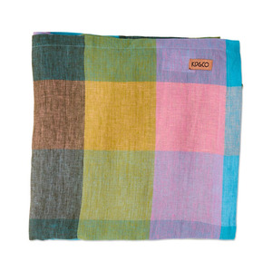 Kitchen Linens: Kip & Co Sorbet Tartan Tablecloth