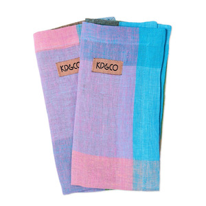 Kip & Co Sorbet Tartan 4P Napkin Set