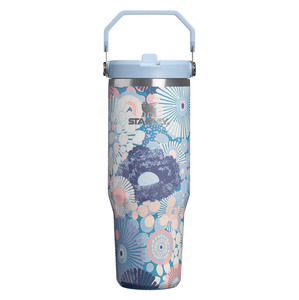Stanley Iceflow Flip Straw Tumbler 890ml/30oz Blue Dream Wildflower