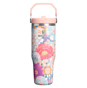 Stanley Iceflow Flip Straw Tumbler 890ml/30oz Sorbet Wildflower
