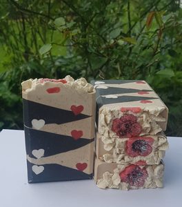 Products: Black Opium goats milk soap Mokau Soaps