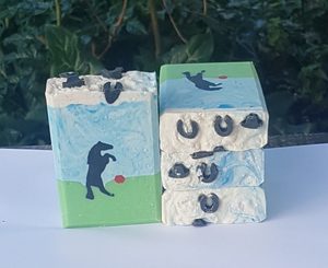 Products: Black Raspberry & Vanilla little pony goats milk Soap Mokau Soaps