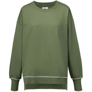 All Tops: Suzy Women's Terry Cotton Sweatshirt | Bonsai Green