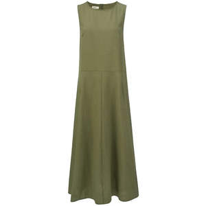 Anna Women's Drop Waist Dress | Bonsai Green