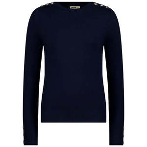 Sale: Nicki Women's Knit Crew Sweater - French Navy