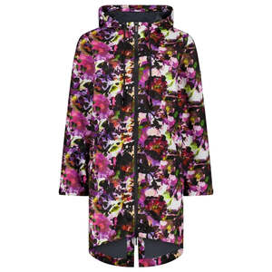Sale: Georgie Women's Rain Coat x Evie Kemp - Purple Fleur
