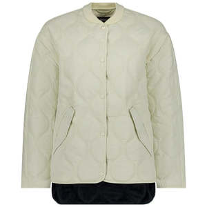 Talei Women's Quilted Bomber - Cream