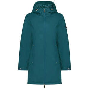Womens Packable Down Jackets Coats: Leila Women's Waterproof Down Coat - Teal