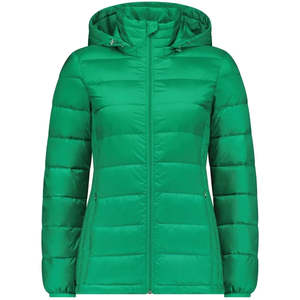 Womens Packable Down Jackets Coats: Lynn Women's 90/10 Packable Down Jacket - Emerald