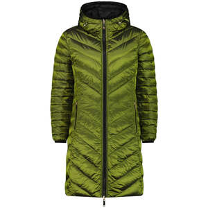 Arnie Women's Reversible 90/10 Down Coat - Black/Avocado