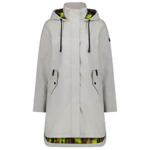 Womens Rain Jackets Coats: Billie Women's Rain Coat - Ice Crystal with Big Cat Blur