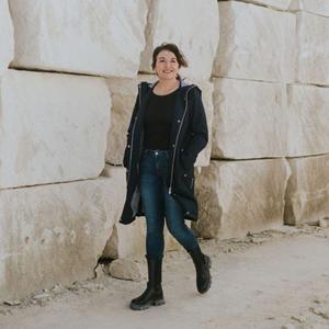 Rach Women's Long-Lined Soft Shell Coat - Navy