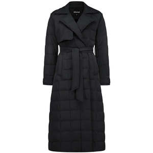 Maisey Women's 90/10 Stretch Down Trench Coat - Black