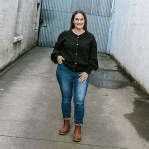 Womens Cardigans: Hilary Women's Cardigan - Black