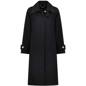 Outerwear: Maddie Women's Wool Coat - Black